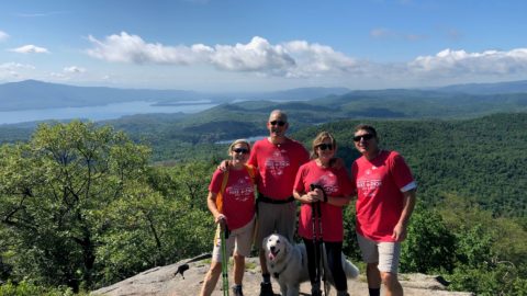 Hikers at Cat Mountain